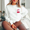 Pocket Cherry Coquette Sweatshirt *5 Colors (S-3X)