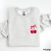 Pocket Cherry Coquette Sweatshirt *5 Colors (S-3X)