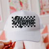 Checkered Mama Trucker Hat *5 COLORS