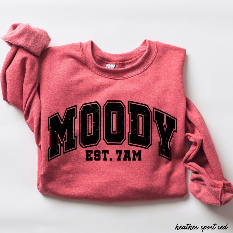 Moody 7am Sweatshirt *7 Colors (S-3X)