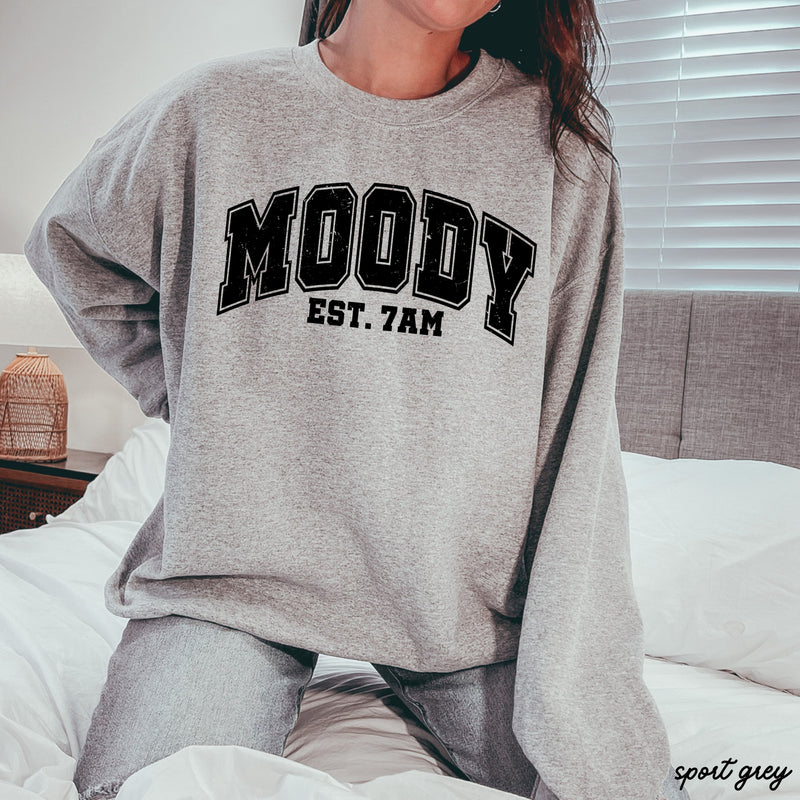 Moody 7am Sweatshirt *7 Colors (S-3X)