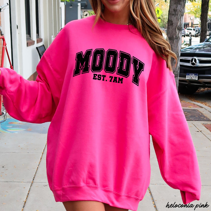 Moody 7am Sweatshirt *7 Colors (S-3X)