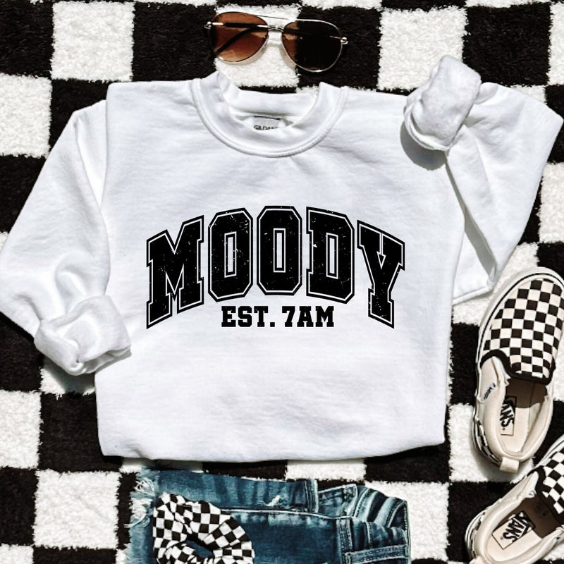 Moody 7am Sweatshirt *7 Colors (S-3X)