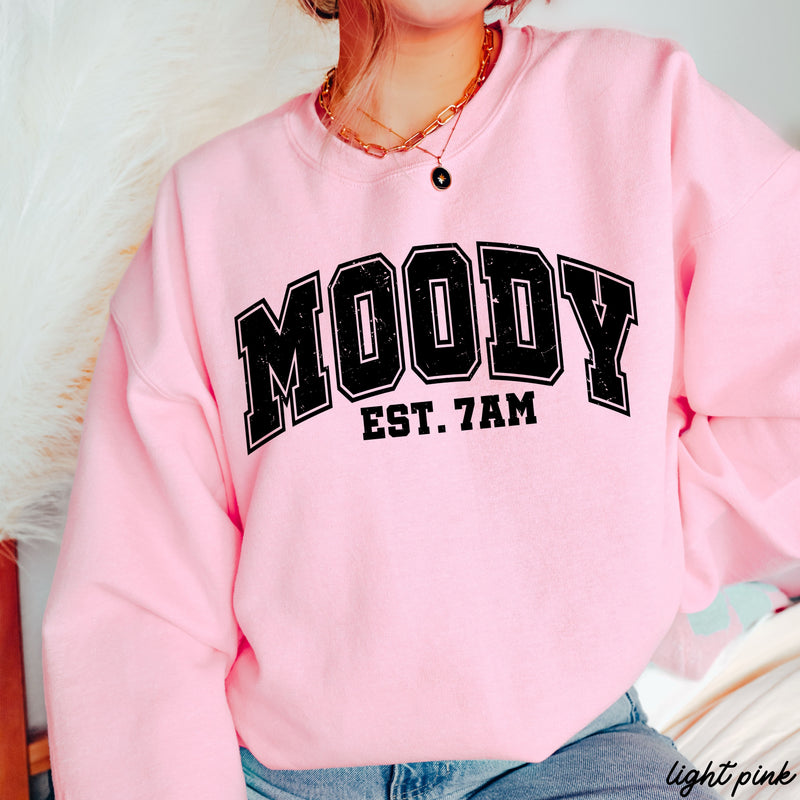 Moody 7am Sweatshirt *7 Colors (S-3X)