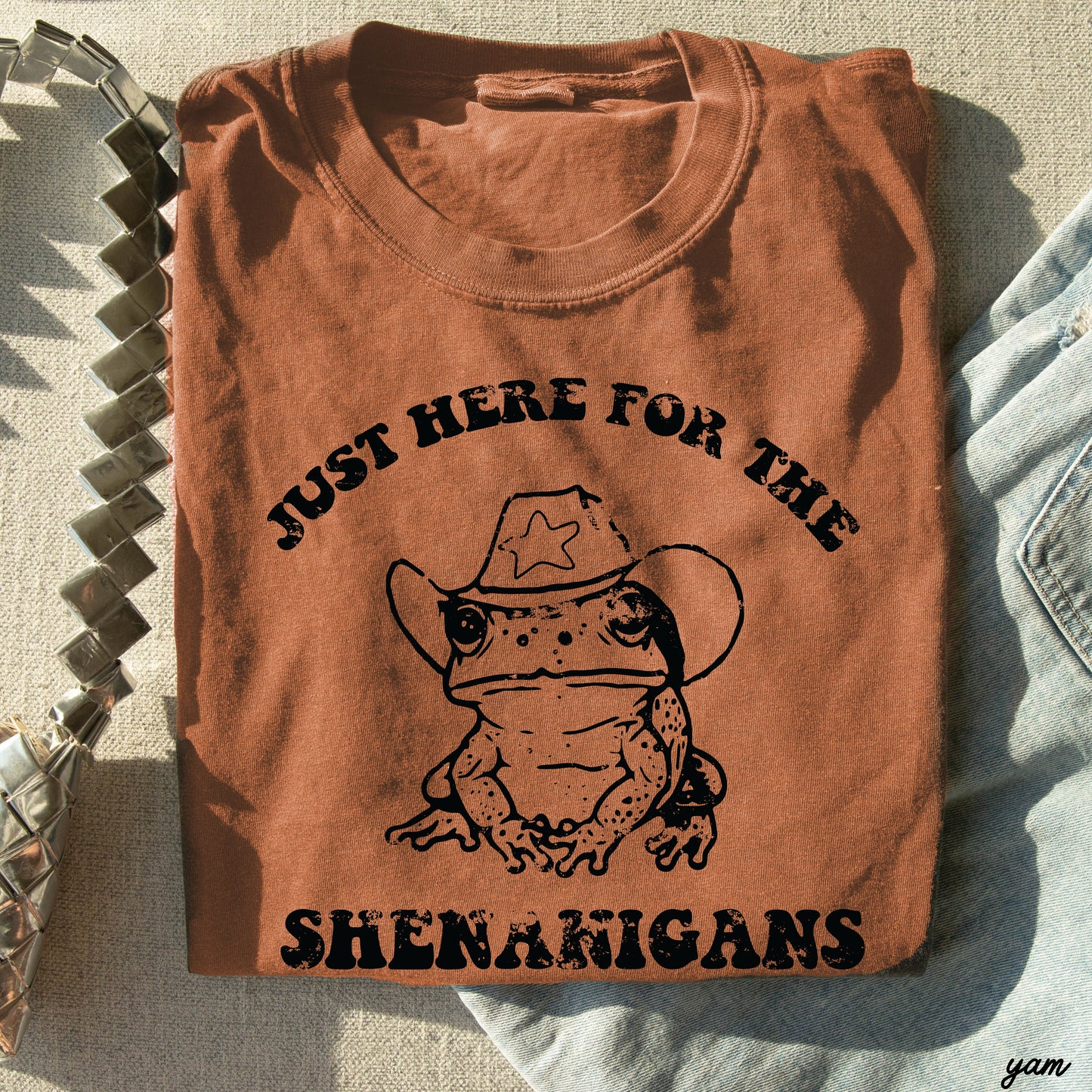 Shenanigans Frog Comfort Colors Tee *5 Colors (S-3X)