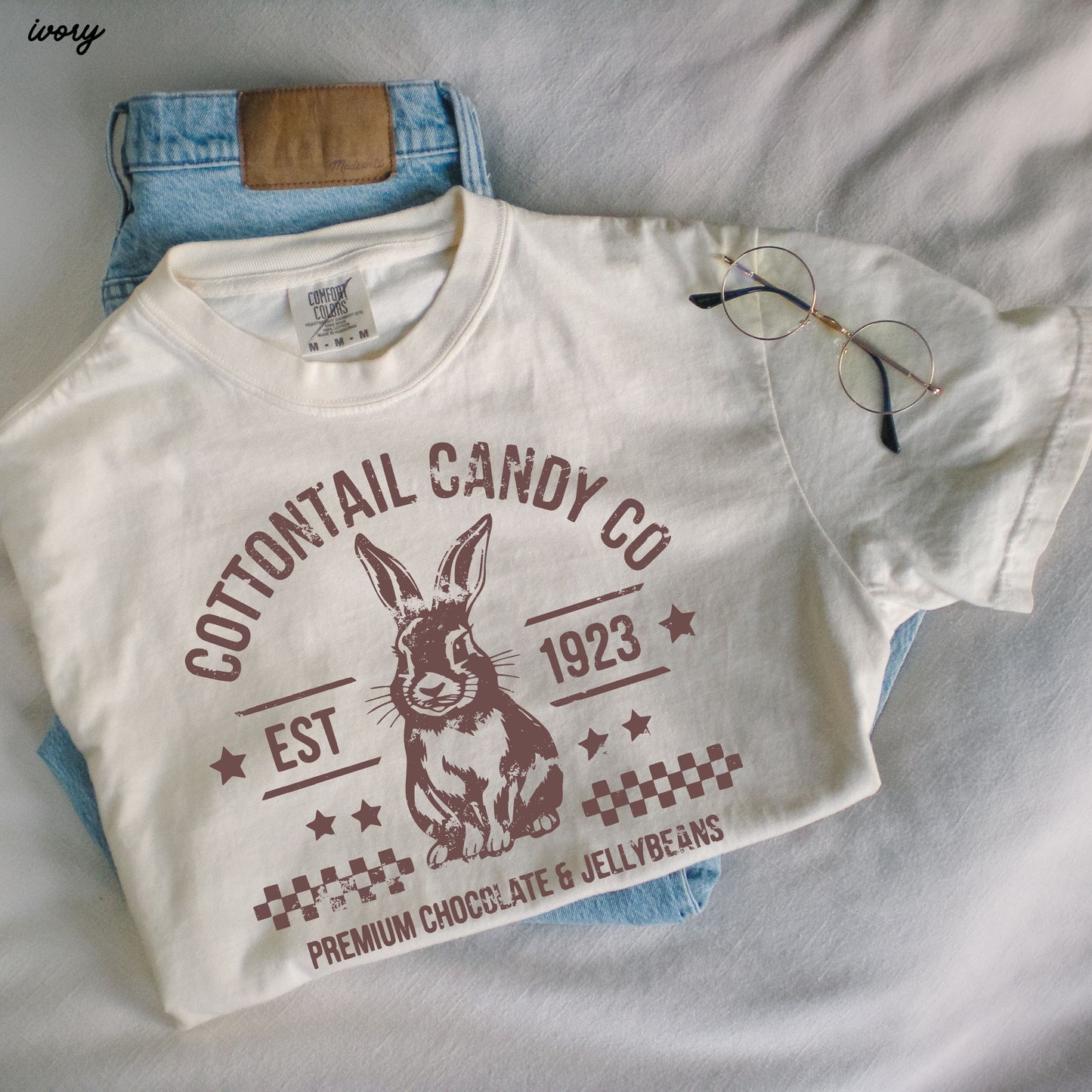 Cottontail Candy Co Comfort Colors Tee *14 Colors (S-3X)