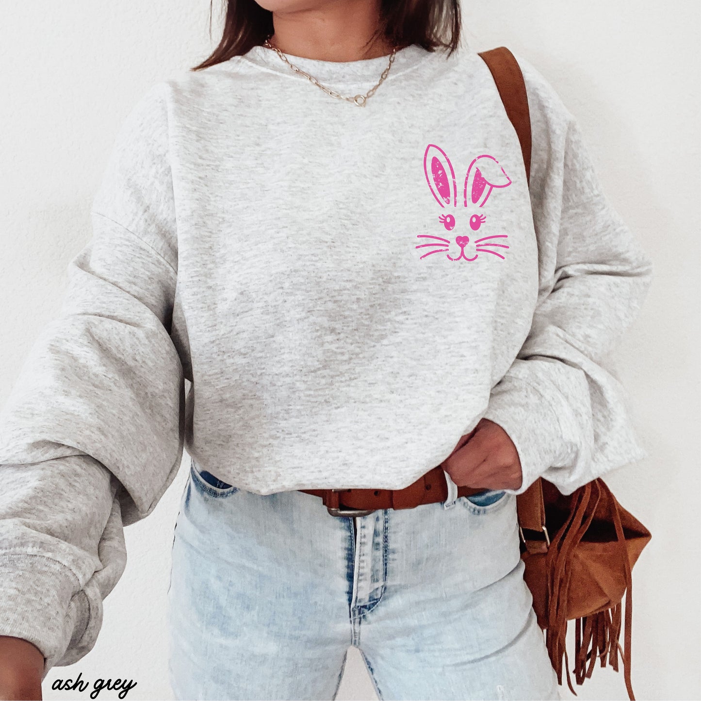 Pocket Bunny Sweatshirt *12 Colors (S-3X)
