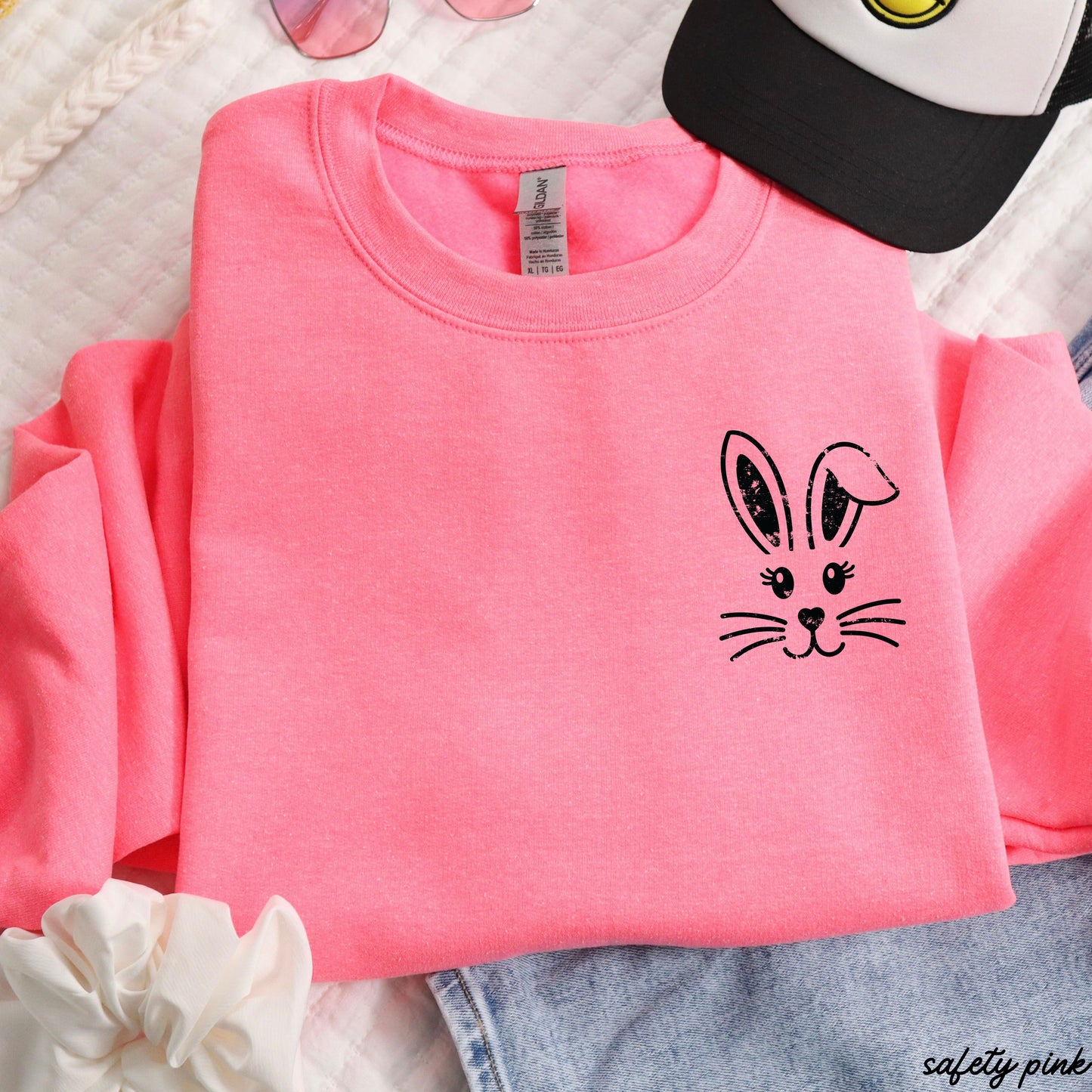 Pocket Bunny Sweatshirt *12 Colors (S-3X)