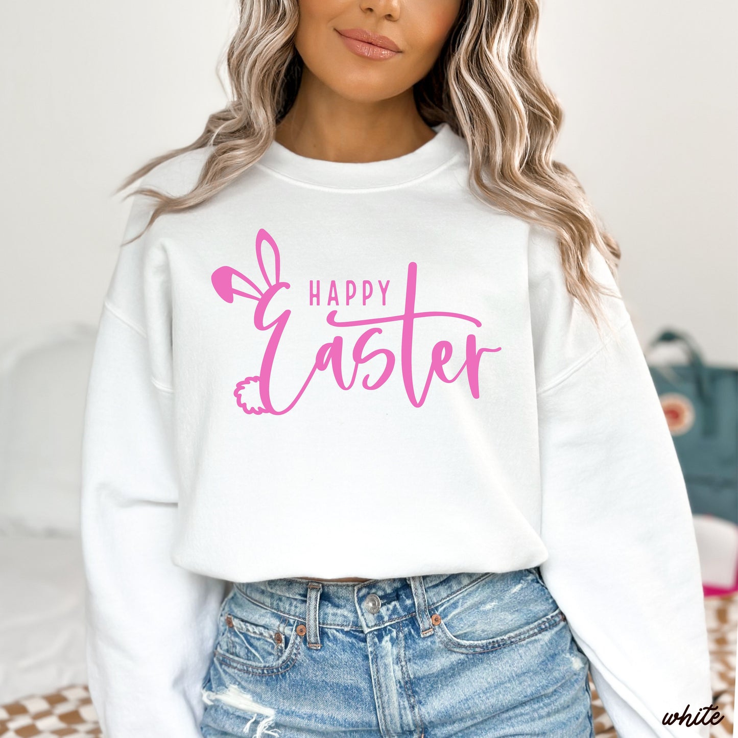 Happy Easter Sweatshirt *9 Colors (S-3X)