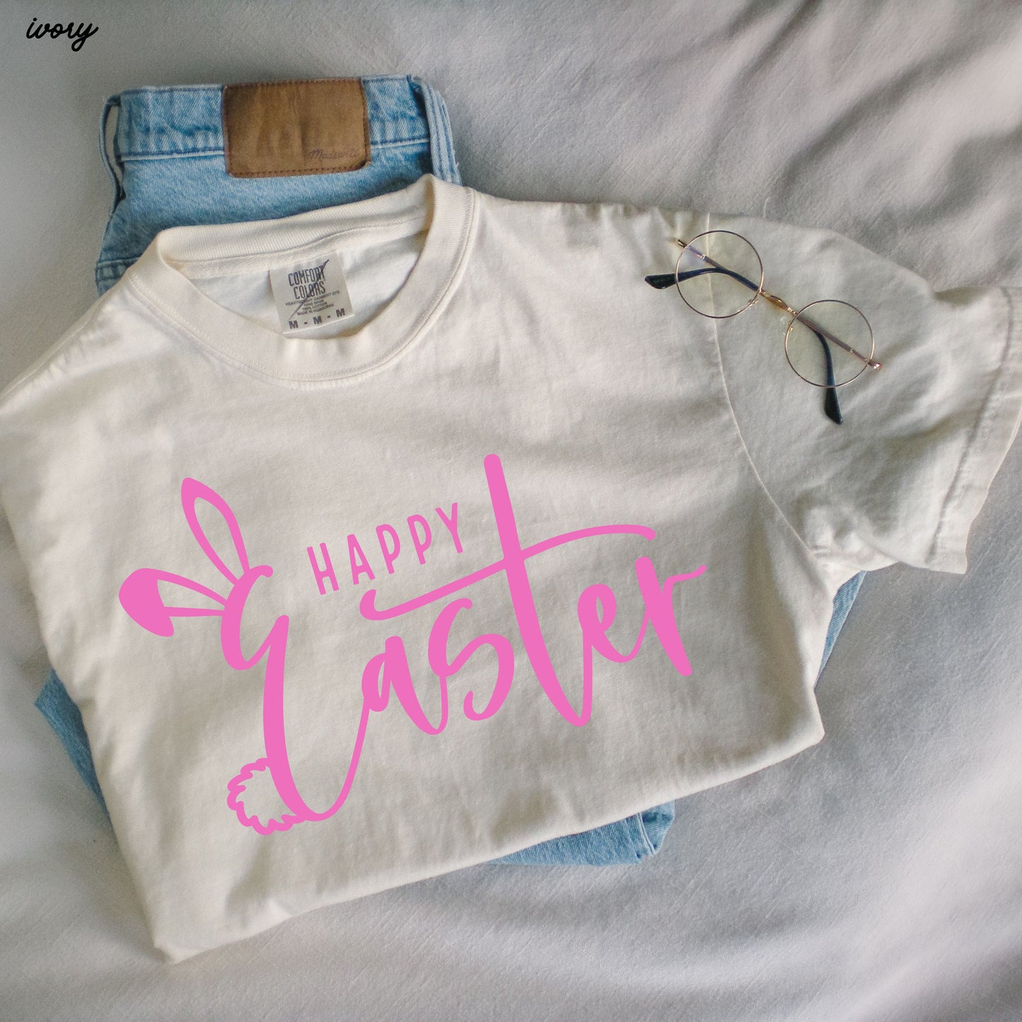 Happy Easter Comfort Colors Tee *15 Colors (S-3X)