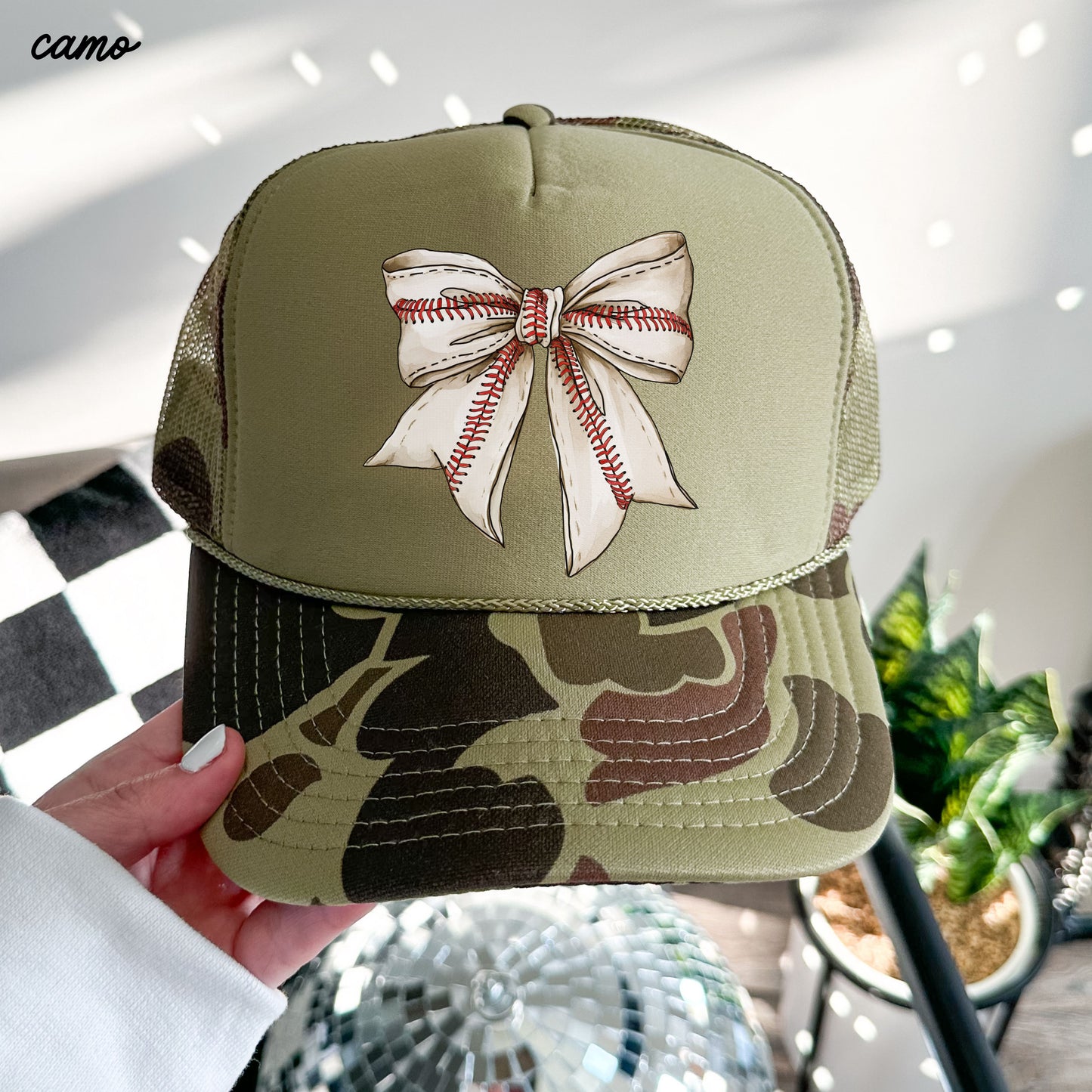 Baseball Coquette Trucker Hat *9 Colors