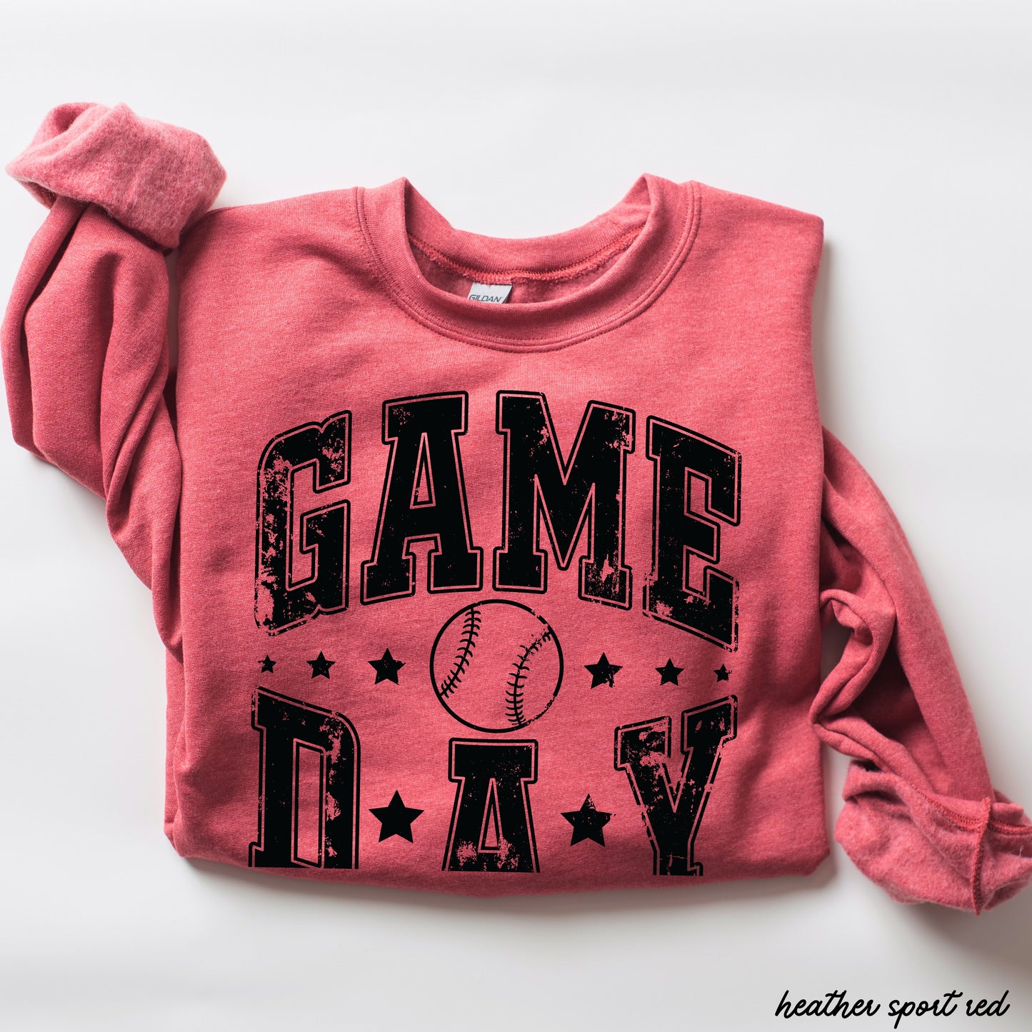Game Day Star Sweatshirt *6 Colors (S-3X)