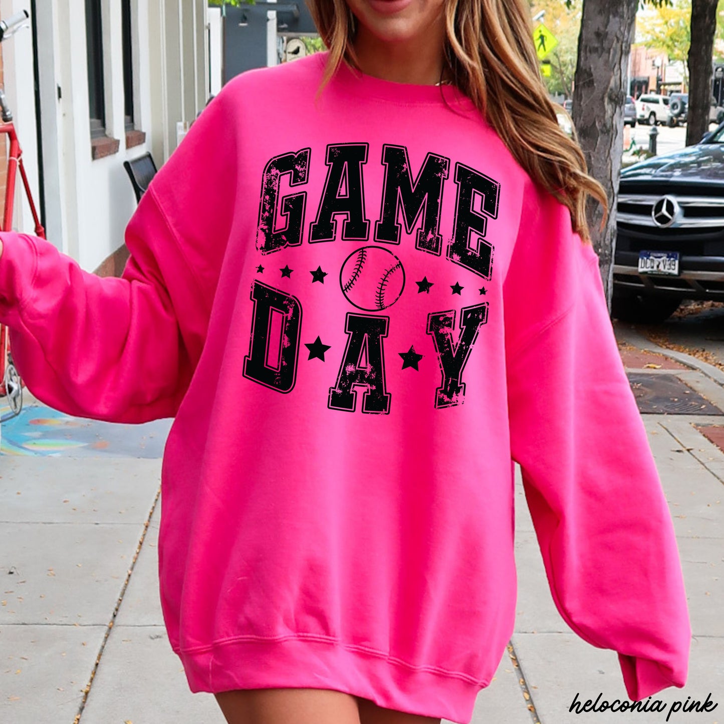 Game Day Star Sweatshirt *6 Colors (S-3X)