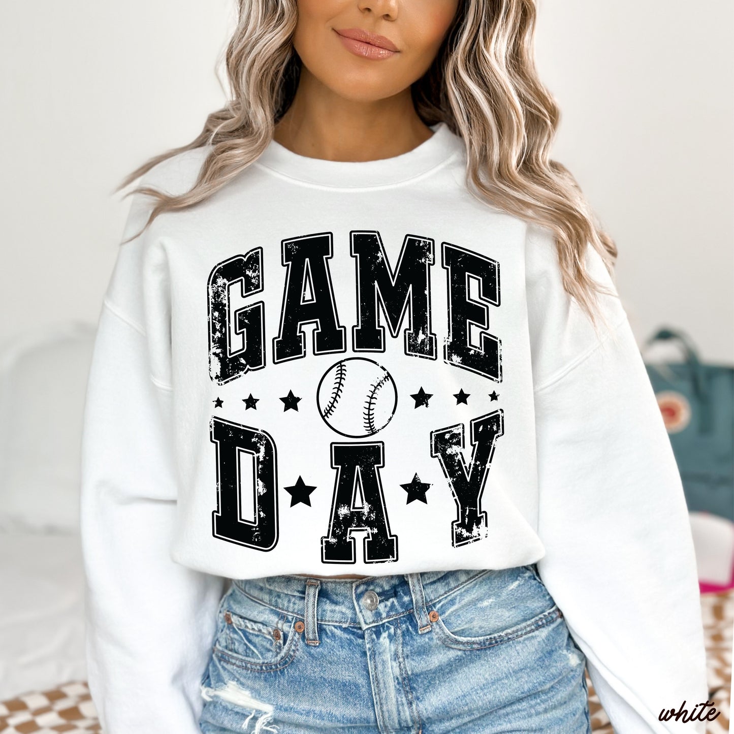 Game Day Star Sweatshirt *6 Colors (S-3X)