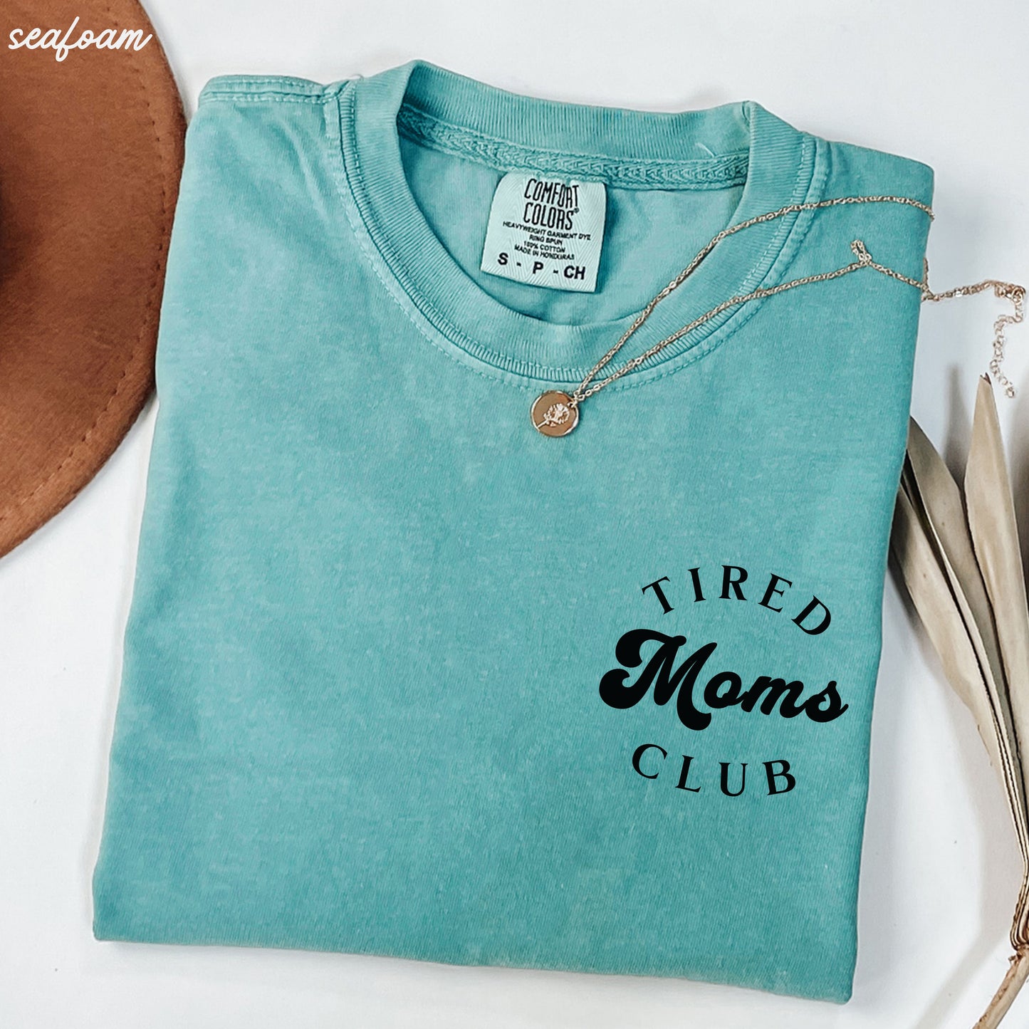 Pocket Tired Moms Club Tee *12 Colors (S-3X)