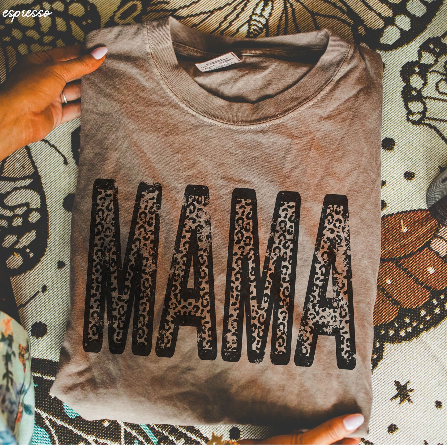 Leopard Mama Tee *12 Colors (S-3X)