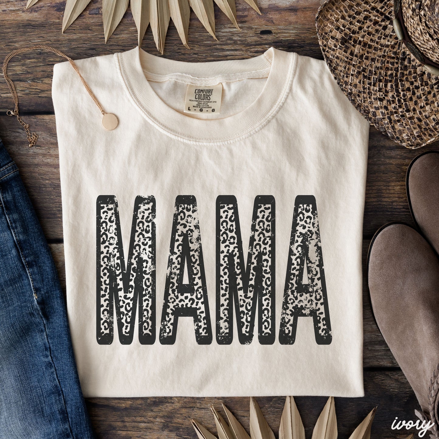 Leopard Mama Tee *12 Colors (S-3X)