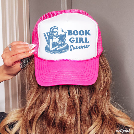 Book Girl Summer Trucker Hat *8 COLORS