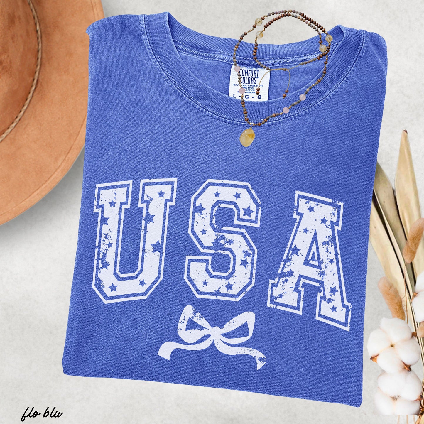 USA Star Coquette Tee *10 Colors (S-3X)