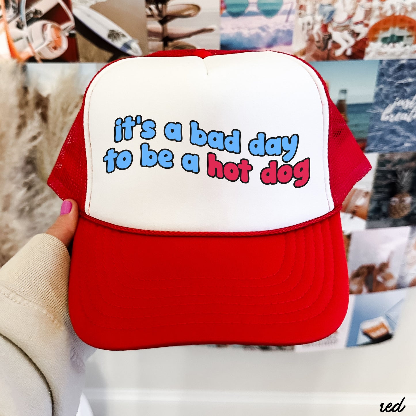 Hot Dog Trucker Hat *7 COLORS