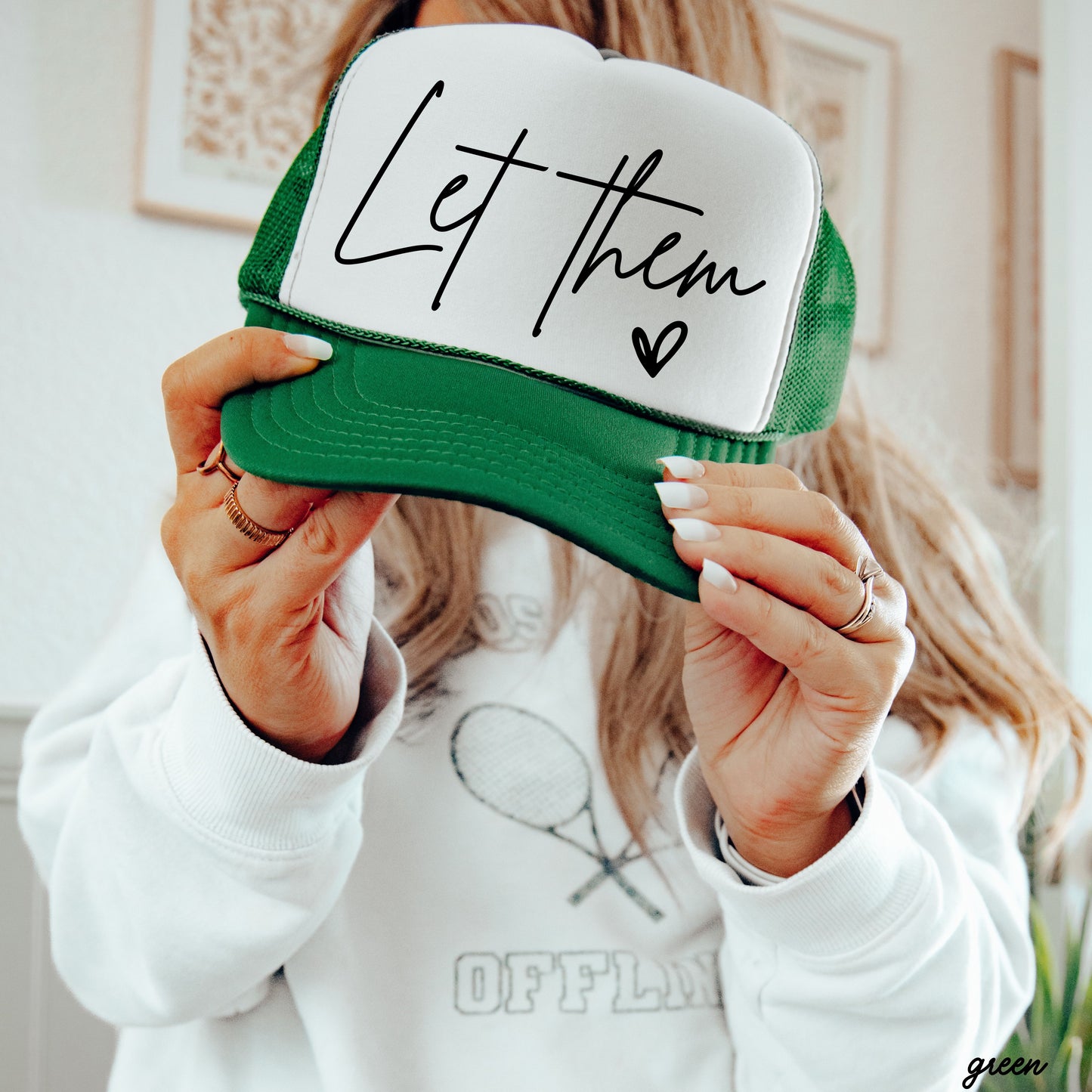Let Them Trucker Hat *9 Colors