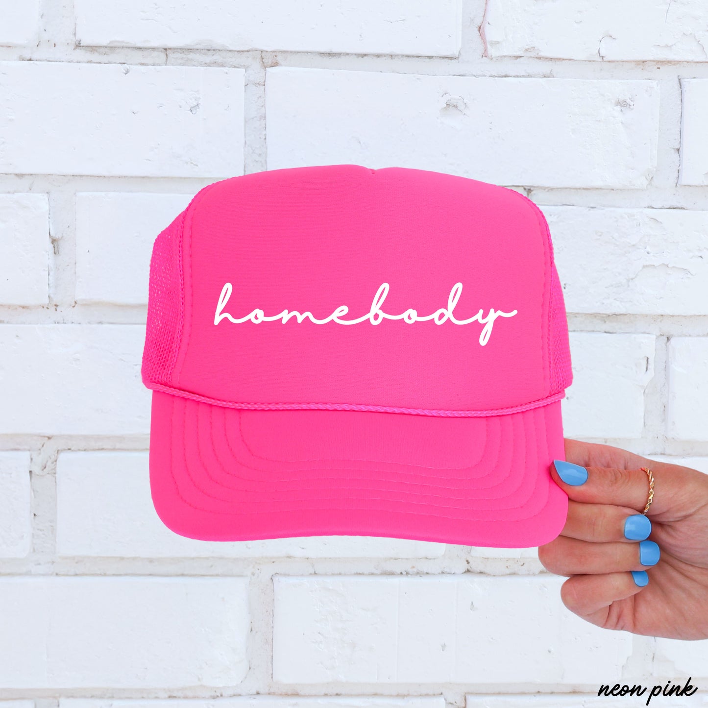 Homebody Cursive Trucker Hat *12 Colors