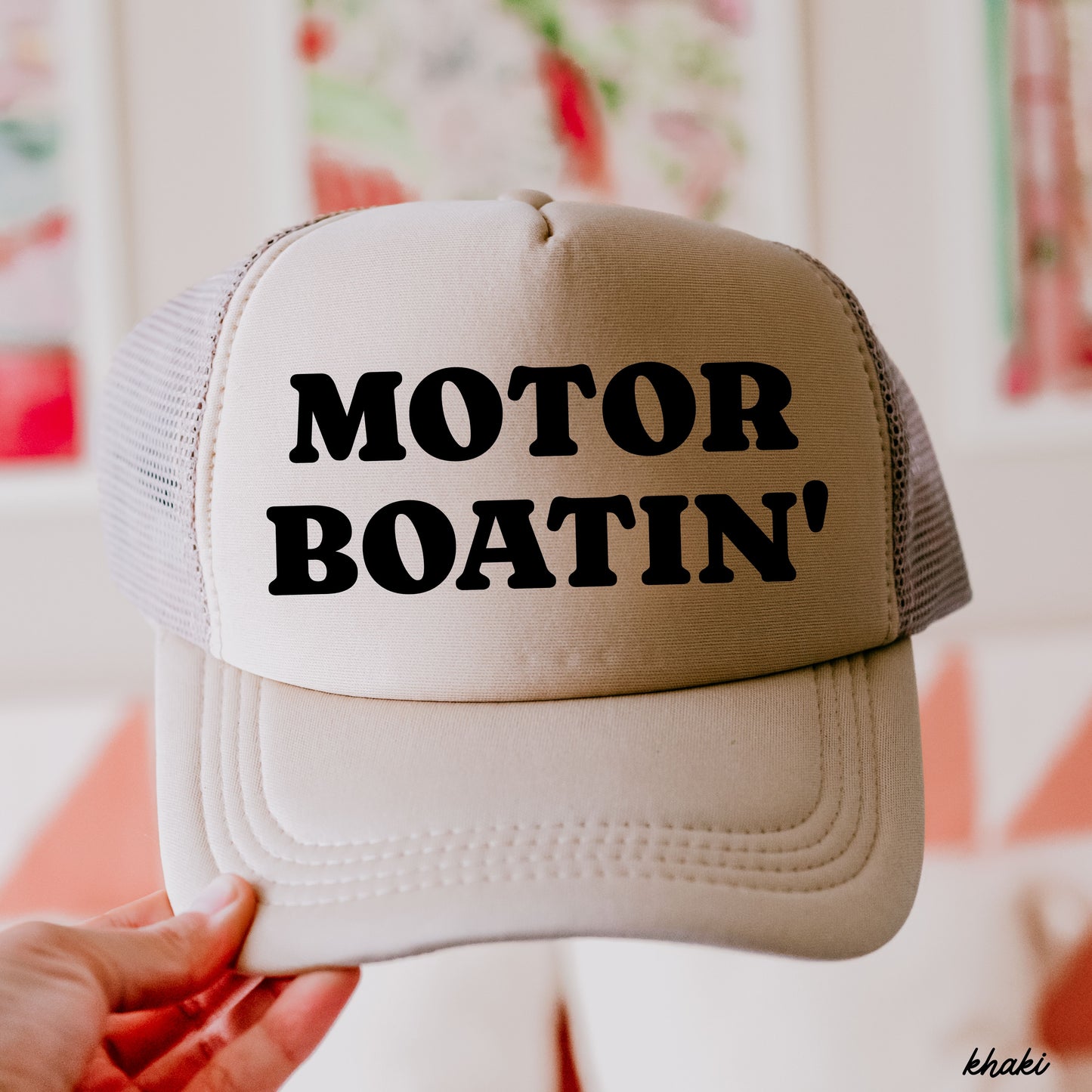 Motor Boatin' Trucker Hat *16 COLORS