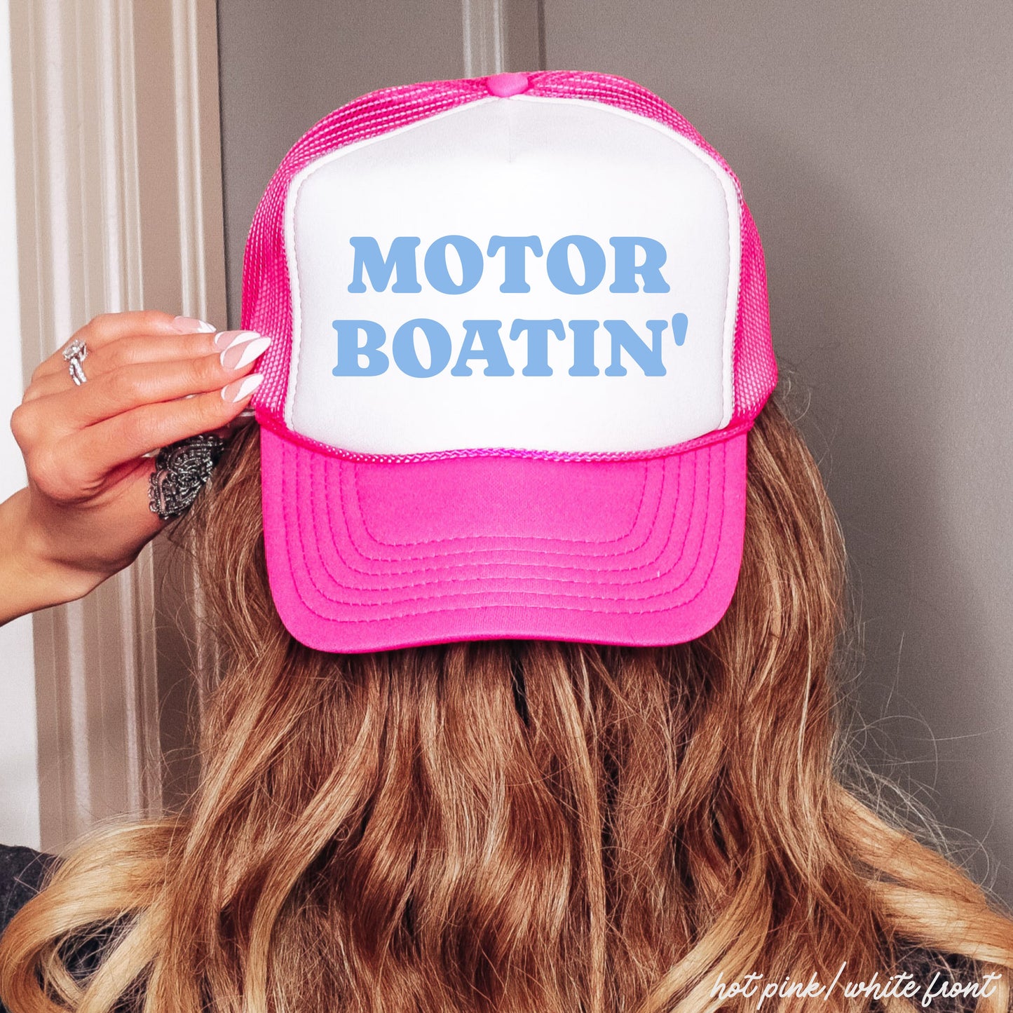Motor Boatin' Trucker Hat *16 COLORS