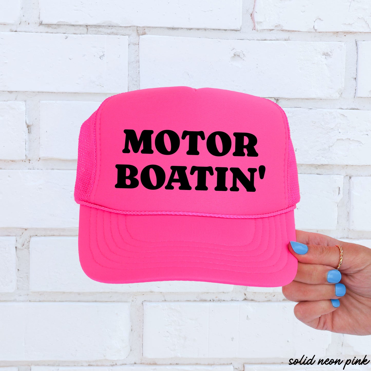 Motor Boatin' Trucker Hat *16 COLORS