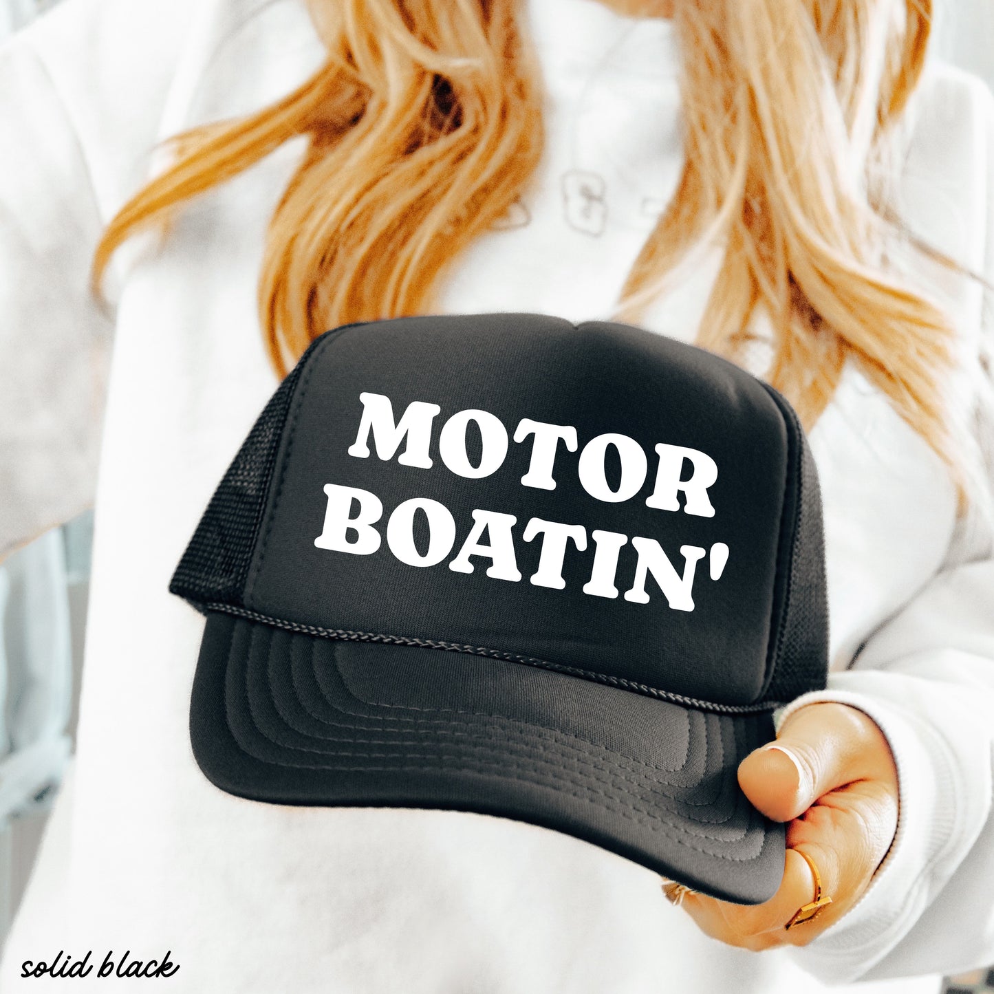 Motor Boatin' Trucker Hat *16 COLORS