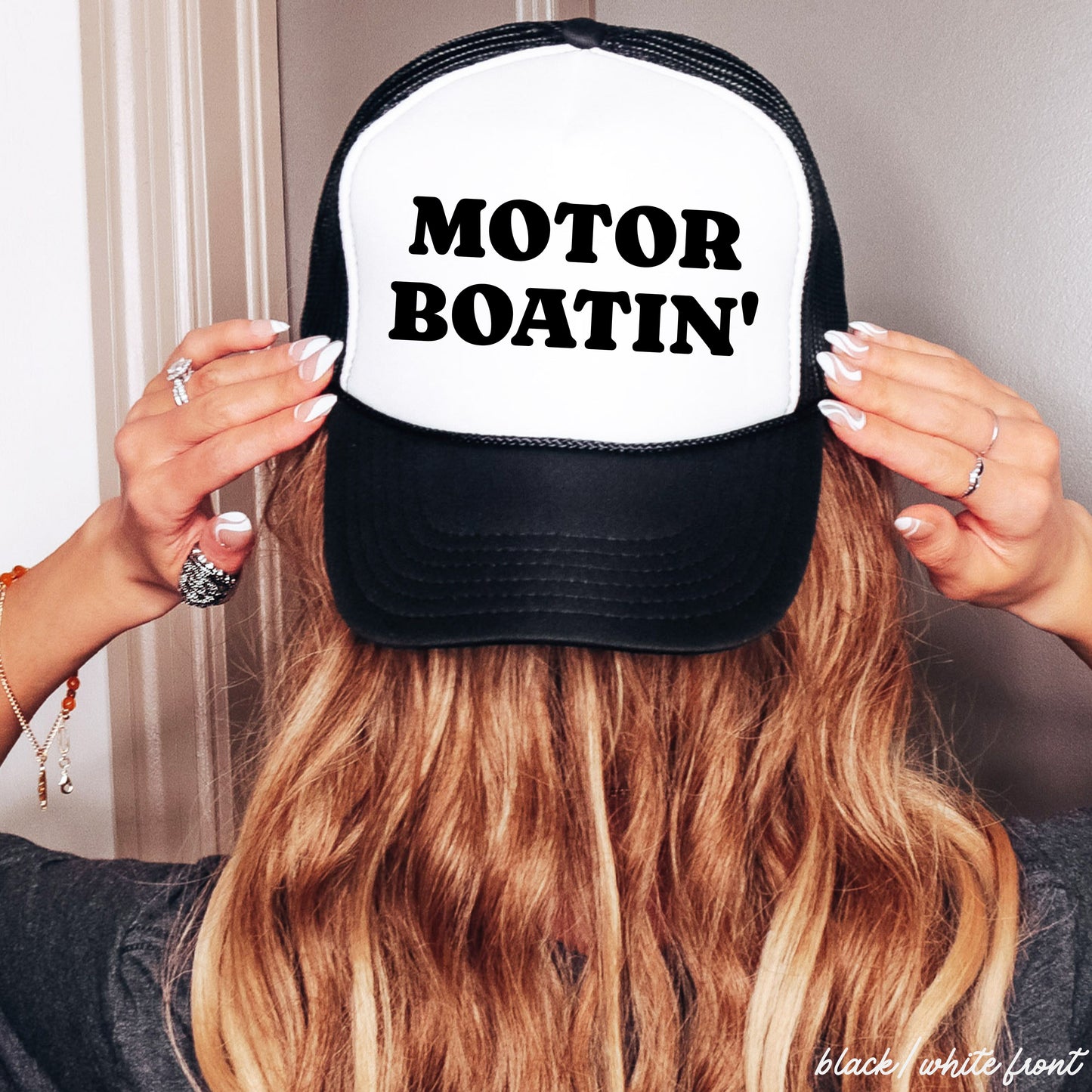 Motor Boatin' Trucker Hat *16 COLORS