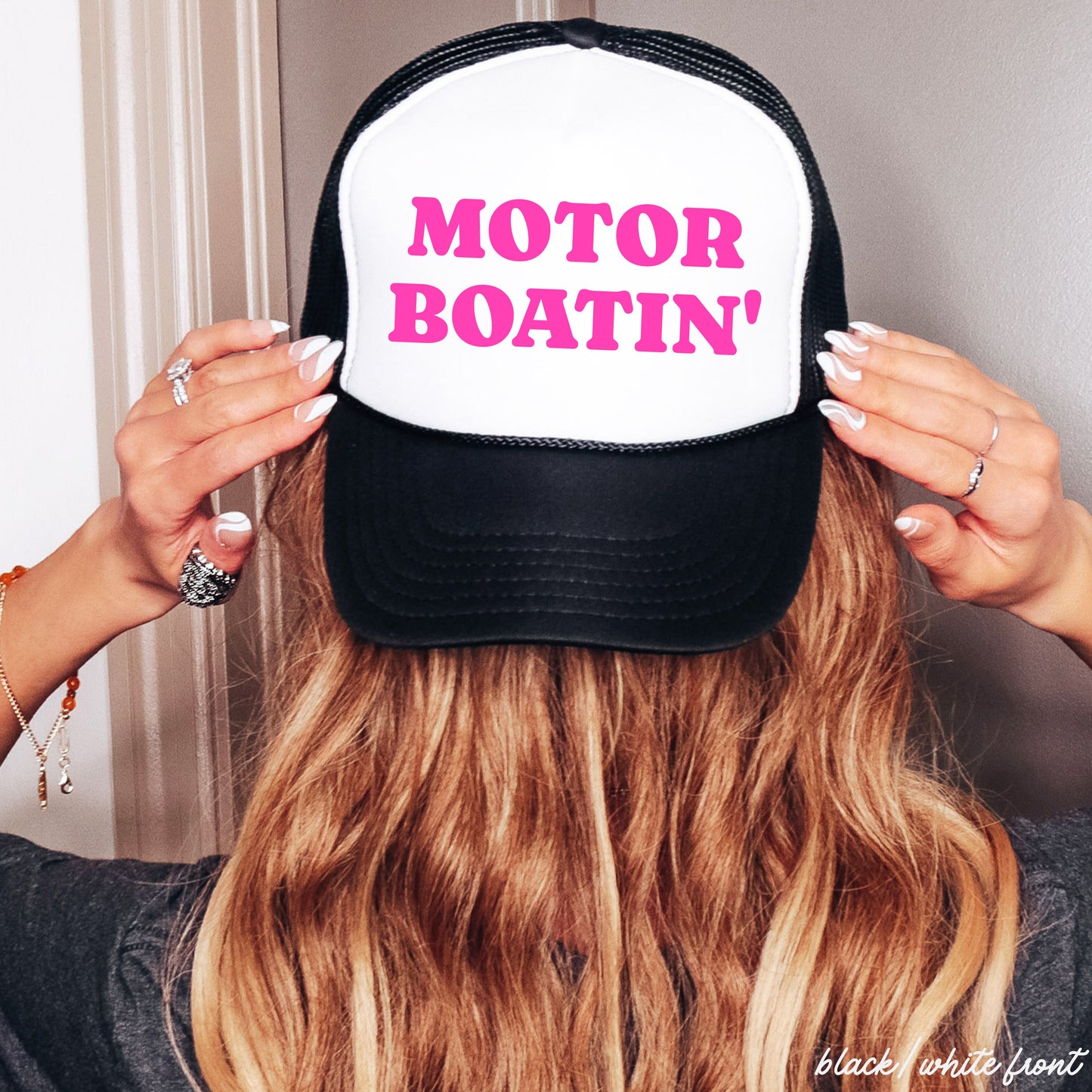 Motor Boatin' Trucker Hat *16 COLORS