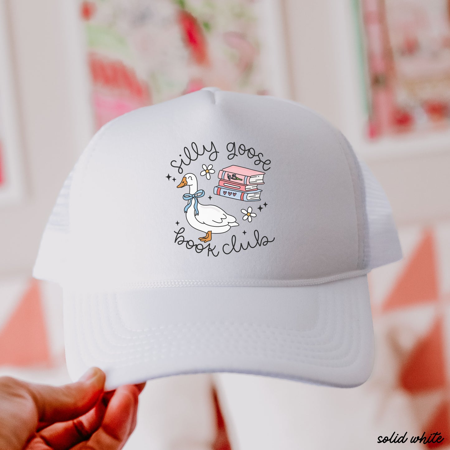 Silly Goose Book Club Trucker Hat *13 COLORS