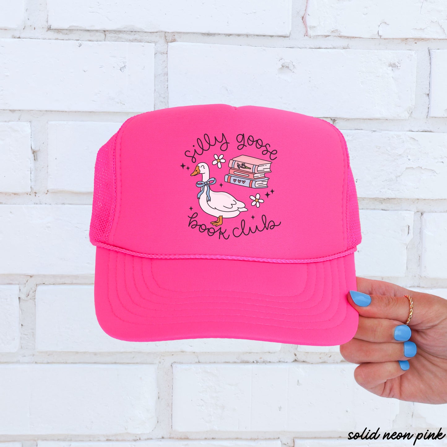 Silly Goose Book Club Trucker Hat *13 COLORS