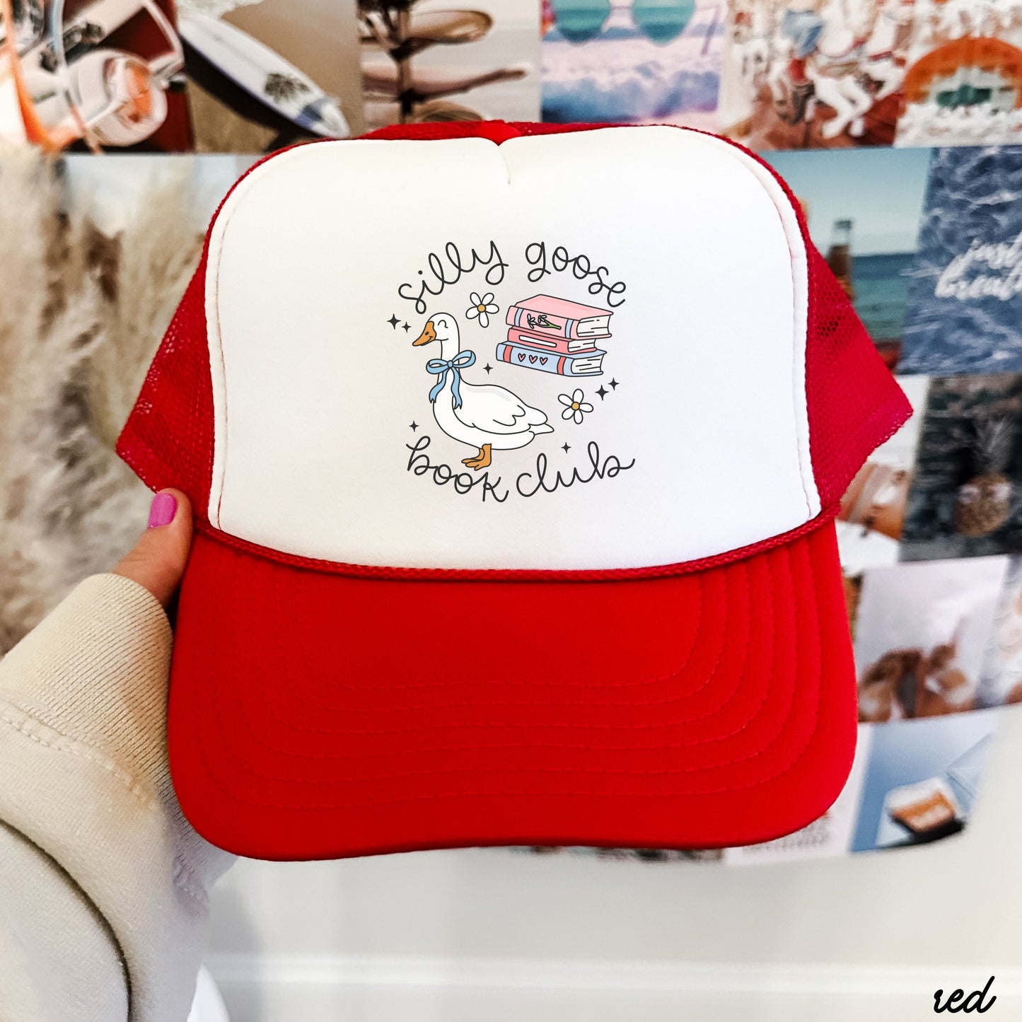 Silly Goose Book Club Trucker Hat *13 COLORS
