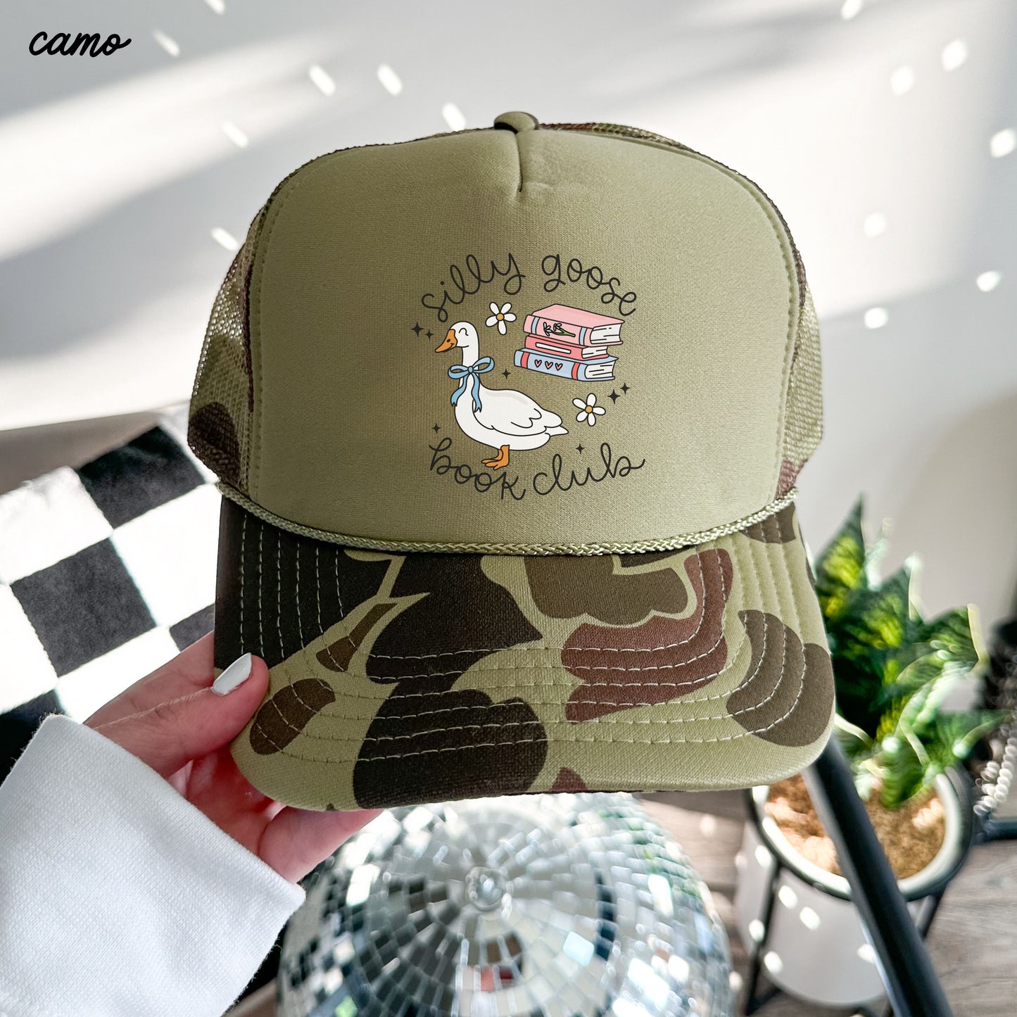 Silly Goose Book Club Trucker Hat *13 COLORS