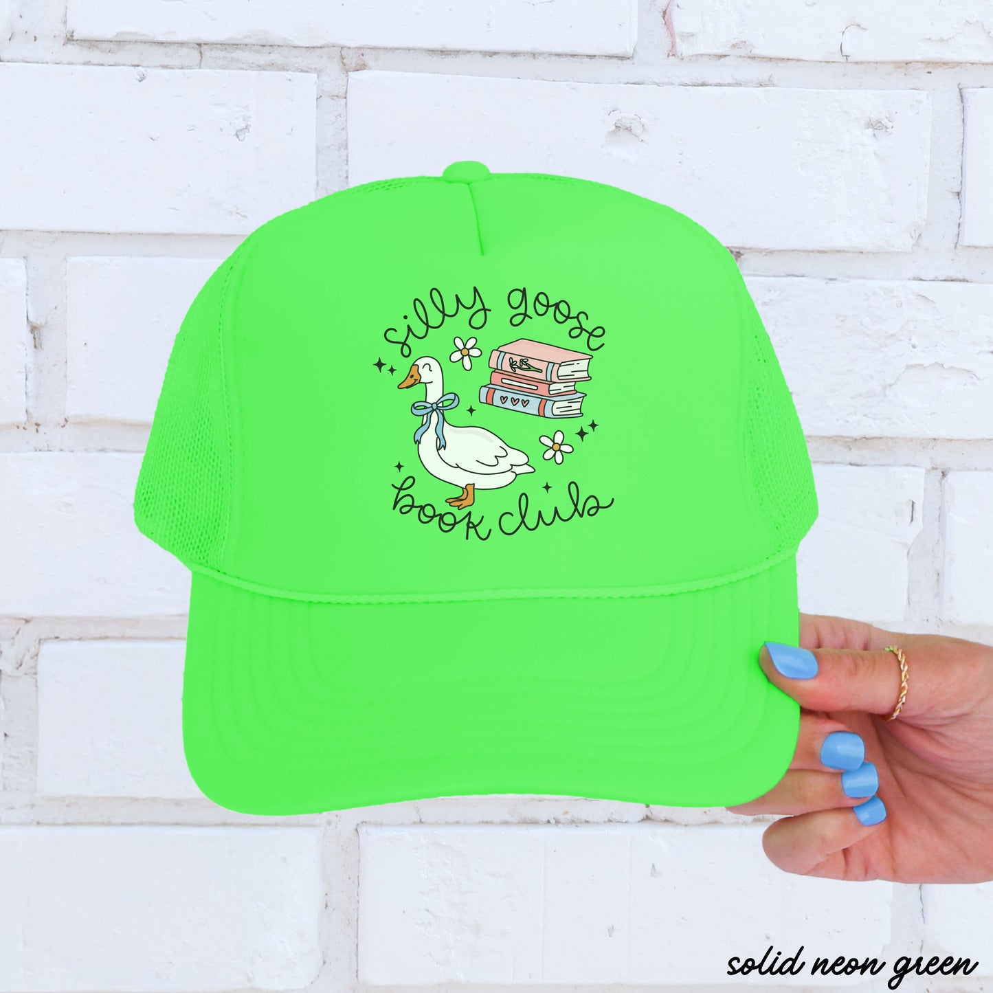 Silly Goose Book Club Trucker Hat *13 COLORS