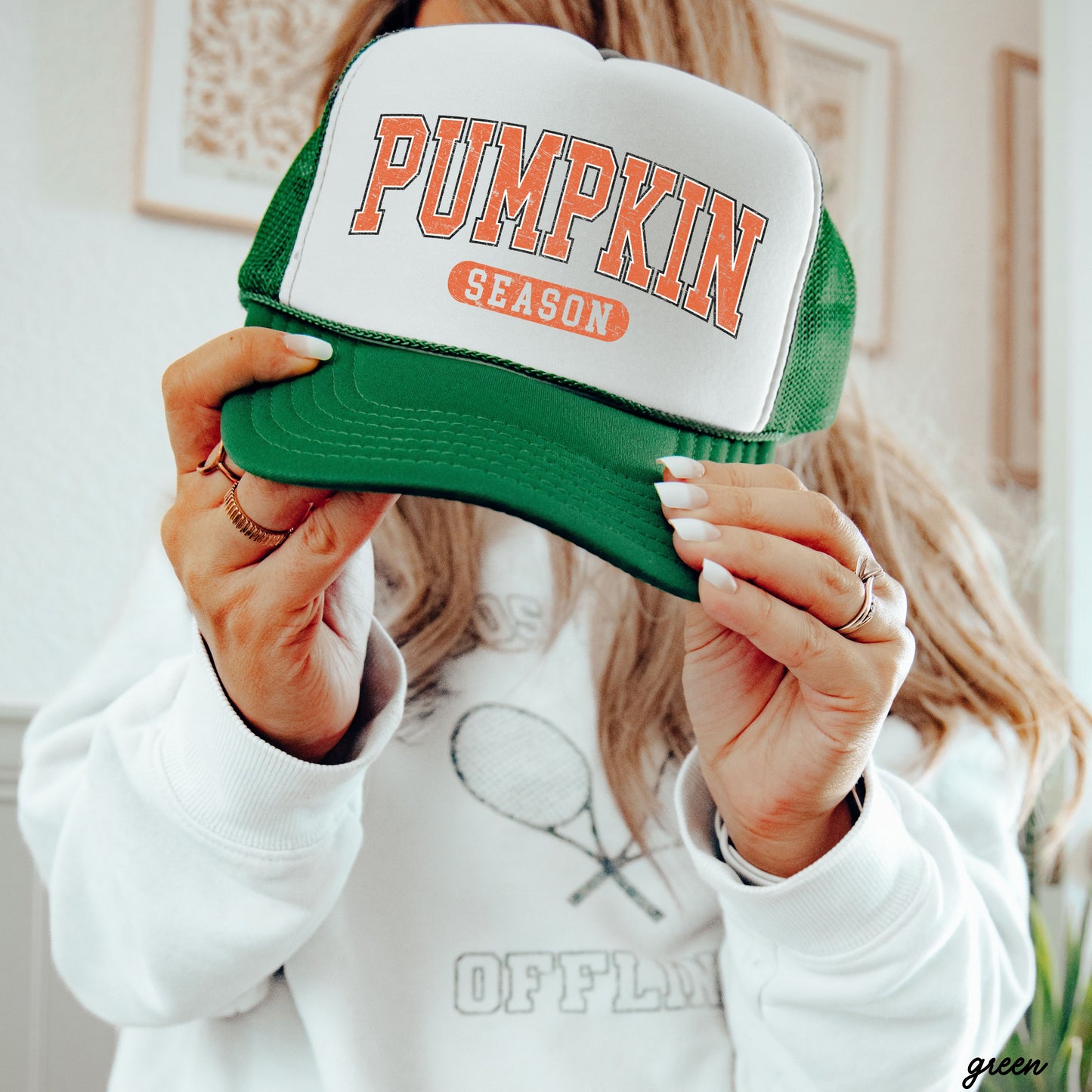 Pumpkin Season Trucker Hat *6 Colors