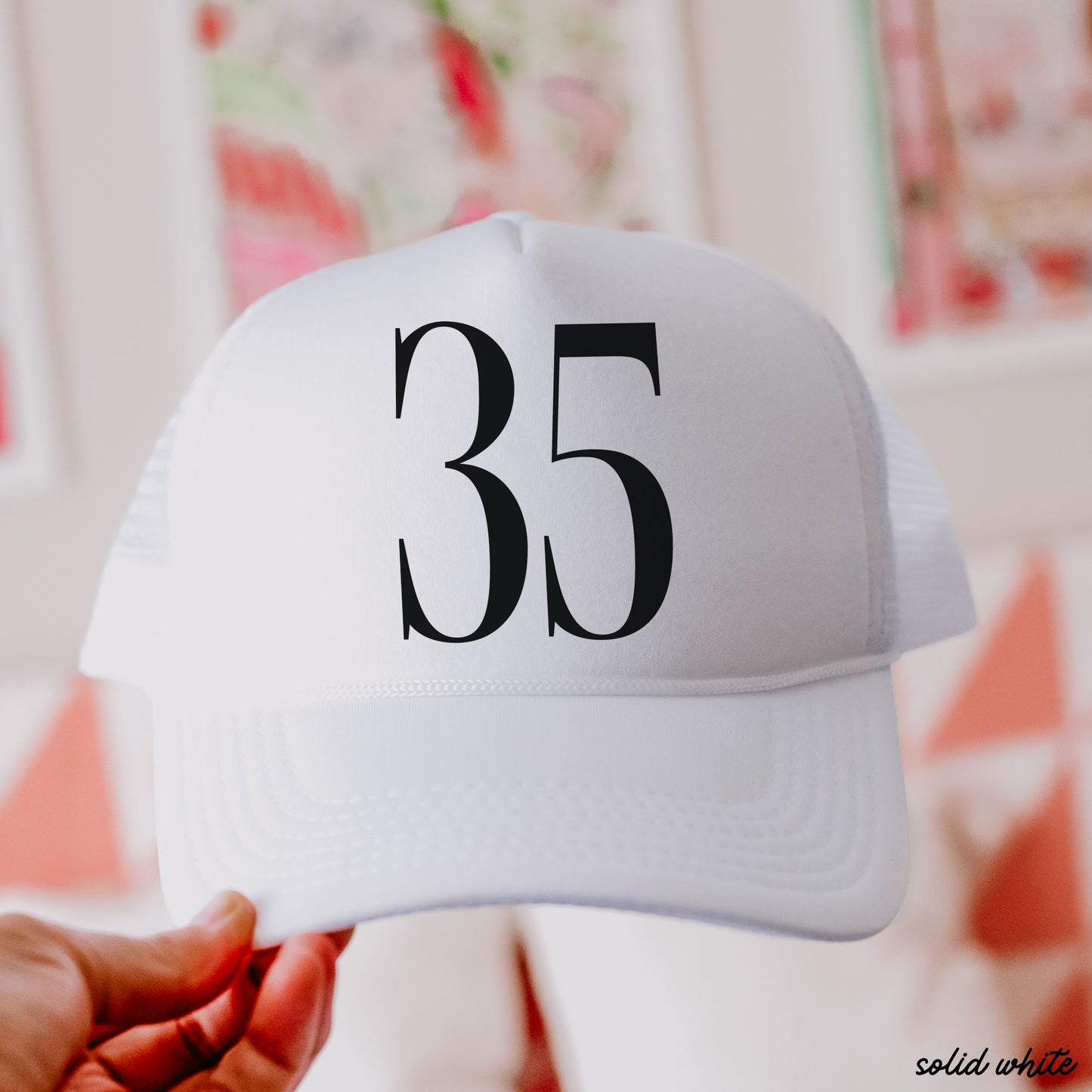 CUSTOM Sports Number Trucker Hat *13 Colors