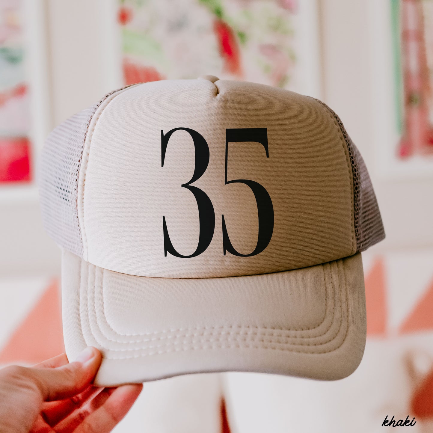 CUSTOM Sports Number Trucker Hat *13 Colors