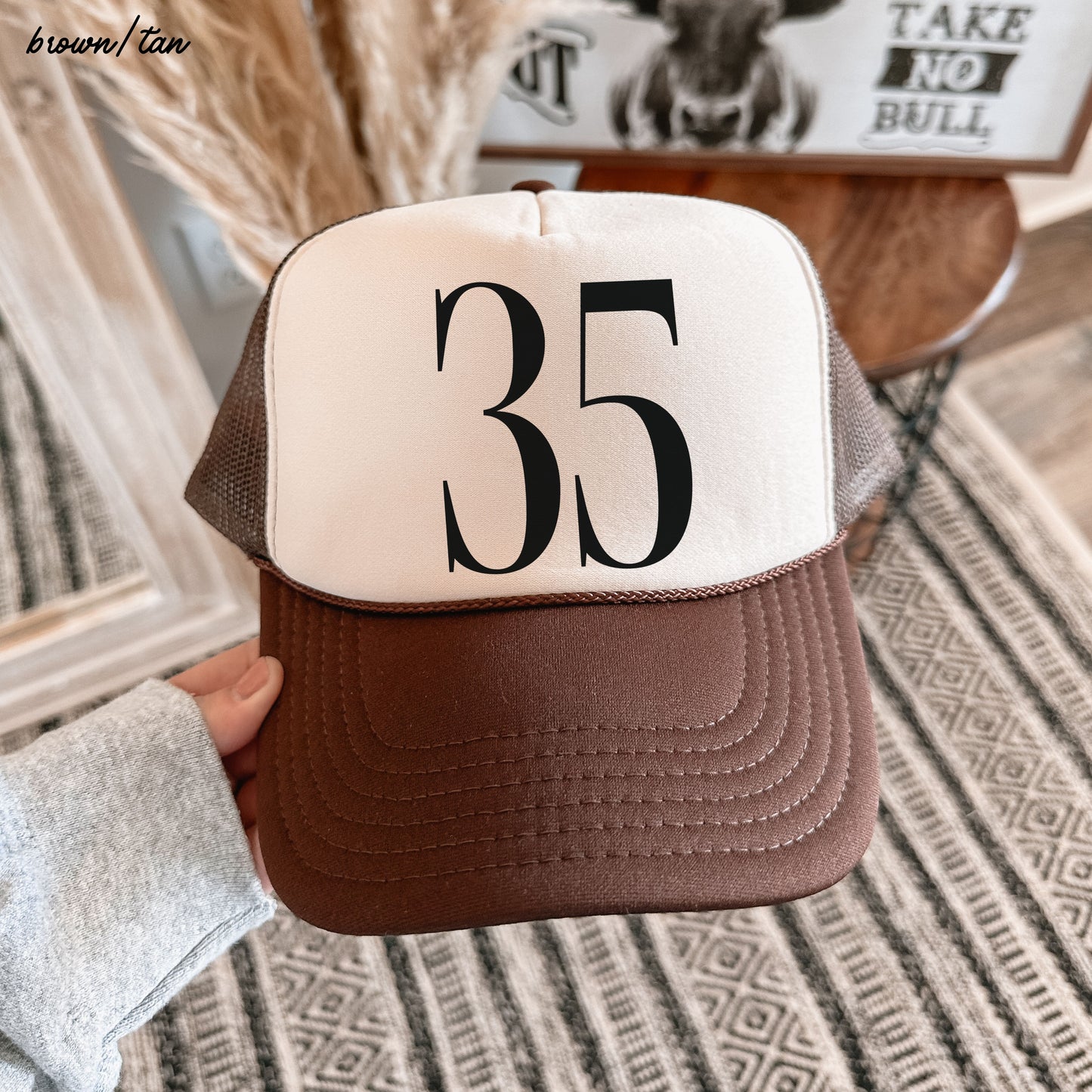 CUSTOM Sports Number Trucker Hat *13 Colors