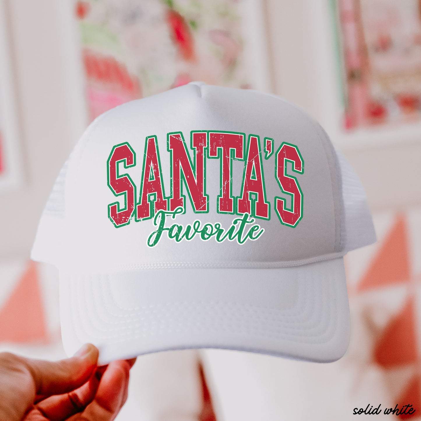 Santa's Favorite Trucker Hat *10 Colors