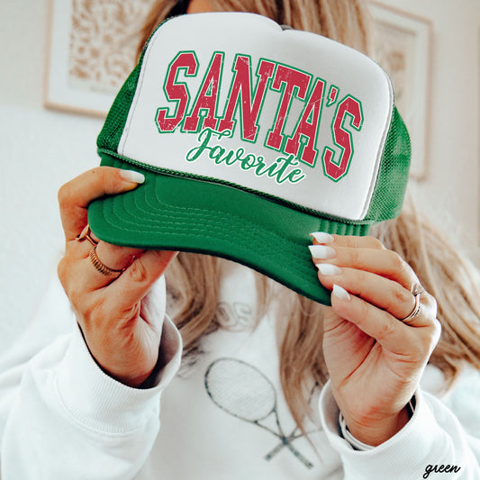 Santa's Favorite Trucker Hat *10 Colors