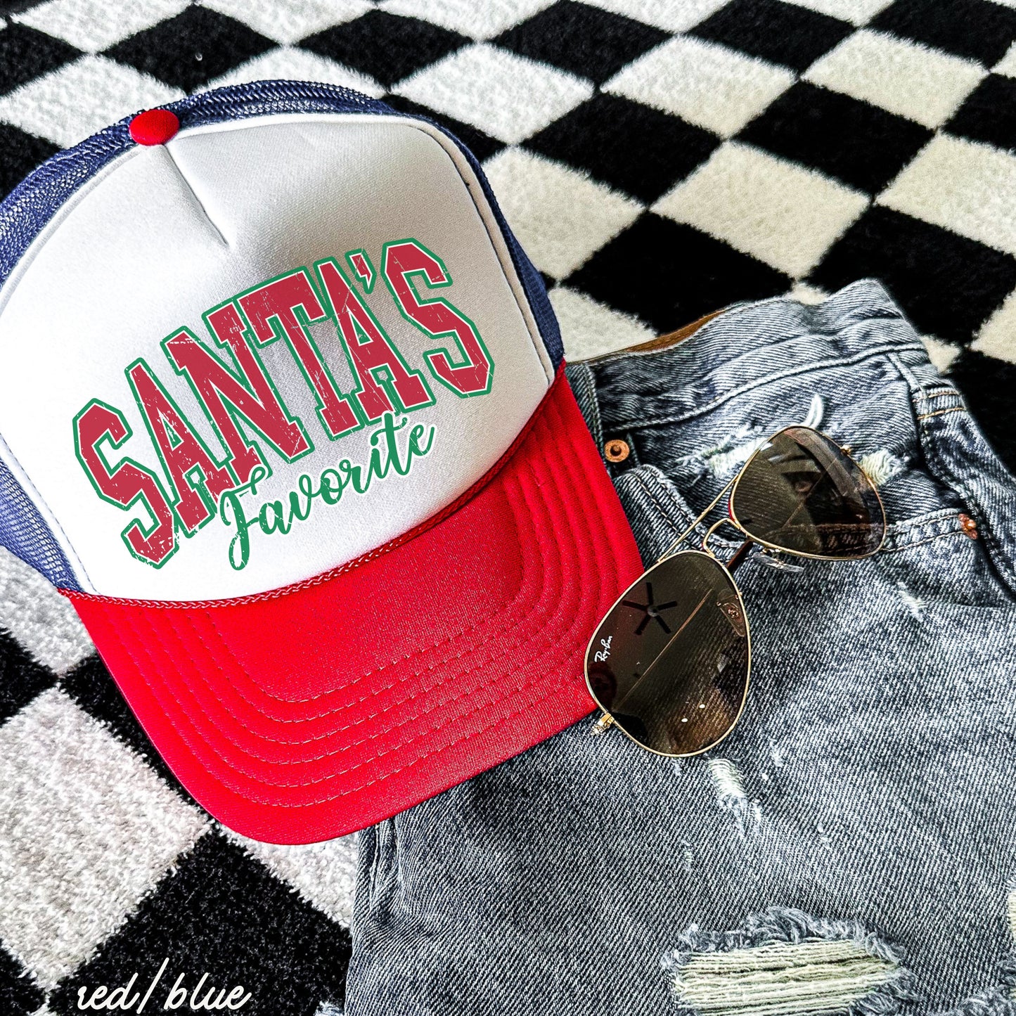 Santa's Favorite Trucker Hat *10 Colors