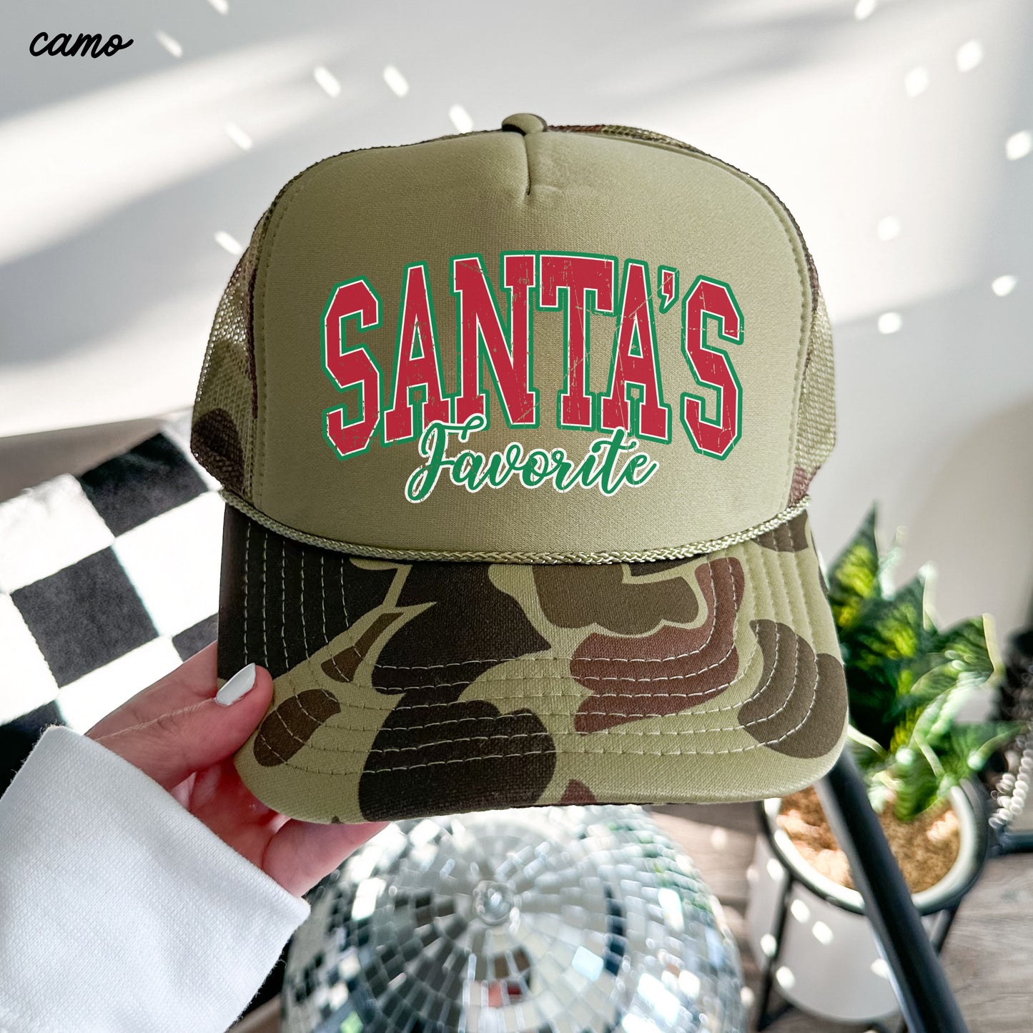 Santa's Favorite Trucker Hat *10 Colors