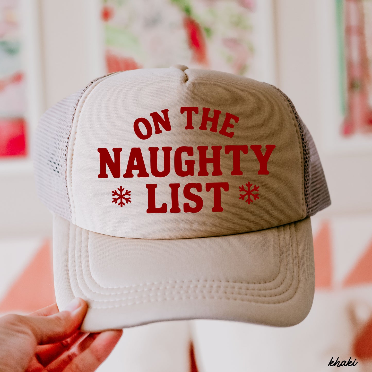 On The Naughty List Trucker Hat *7 Colors