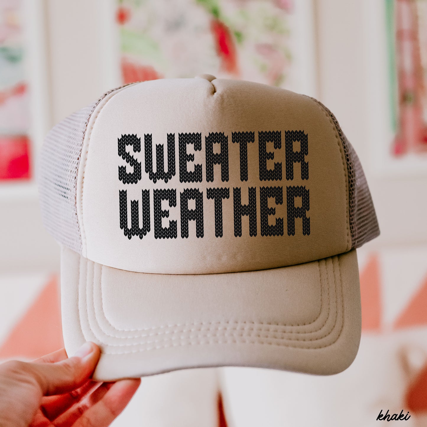 Sweater Weather Trucker Hat *8 Colors
