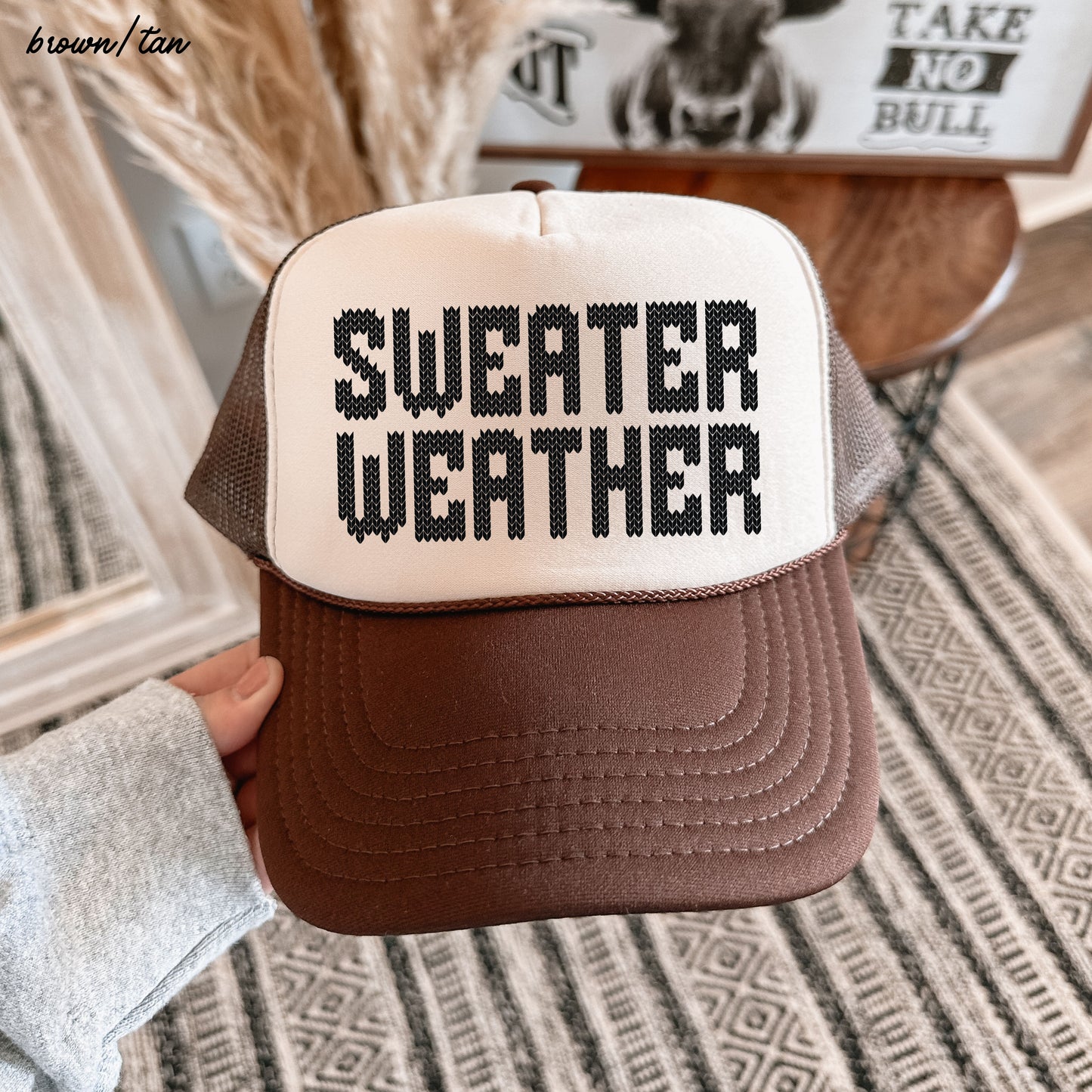 Sweater Weather Trucker Hat *8 Colors
