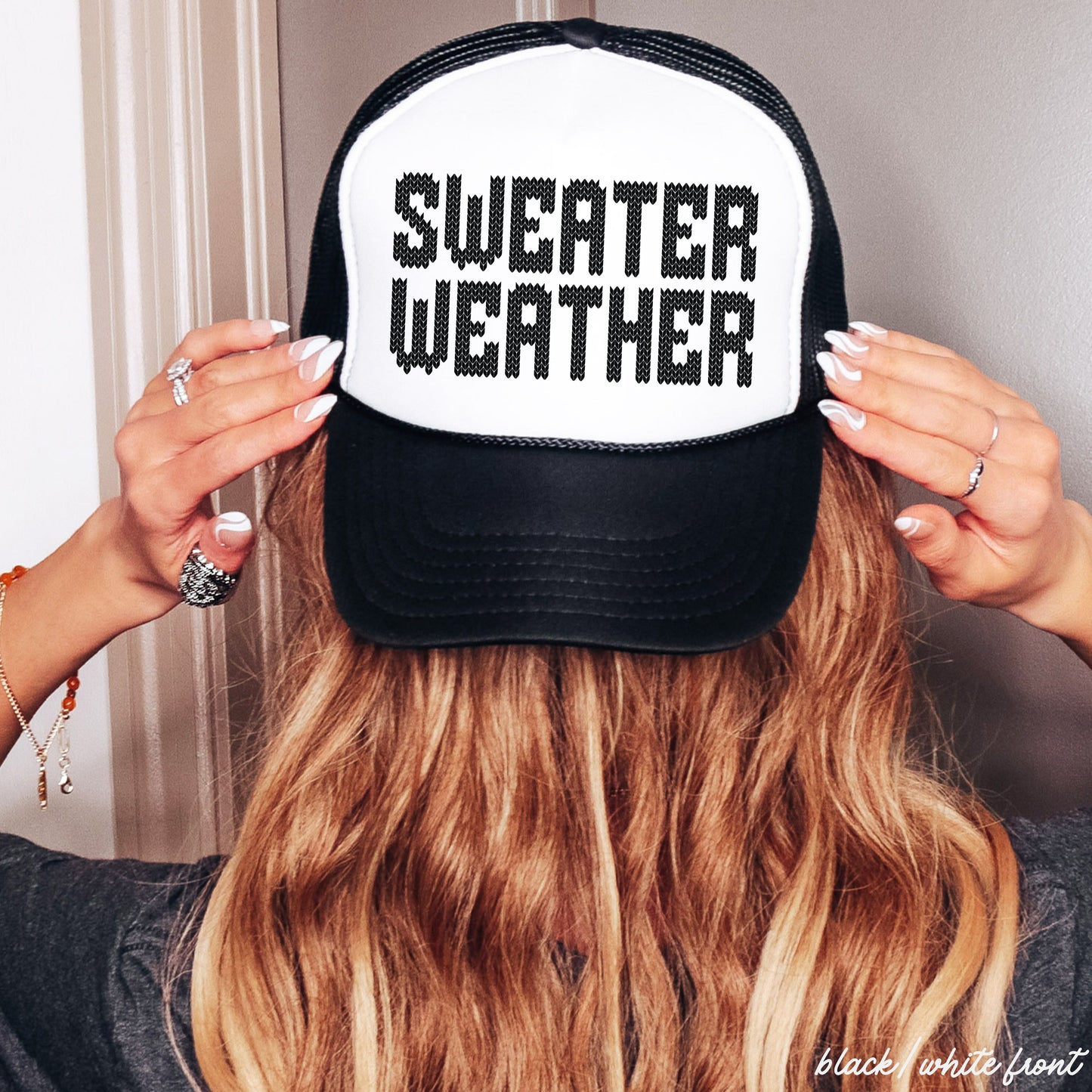 Sweater Weather Trucker Hat *8 Colors