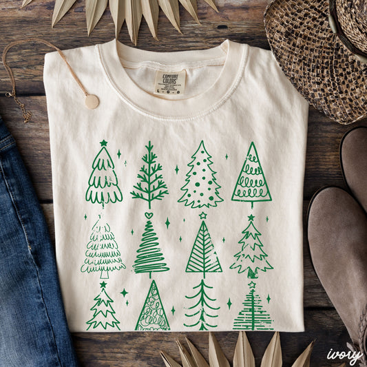Cute Trees Tee 6 Colors (S-3X)